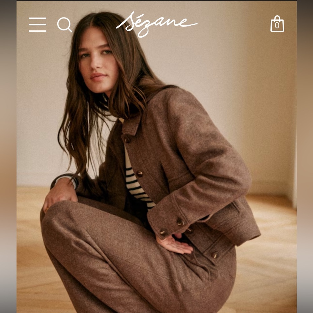 Sezane Terry Jacket - Picture 3 of 11